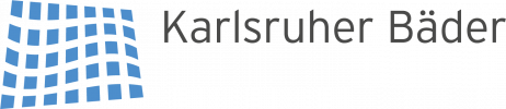 Logo Karlsruher Bädergesellschaft mbH Bäderbetriebe - Stadt Karlsruhe Fächerbad Karlsruhe GmbH